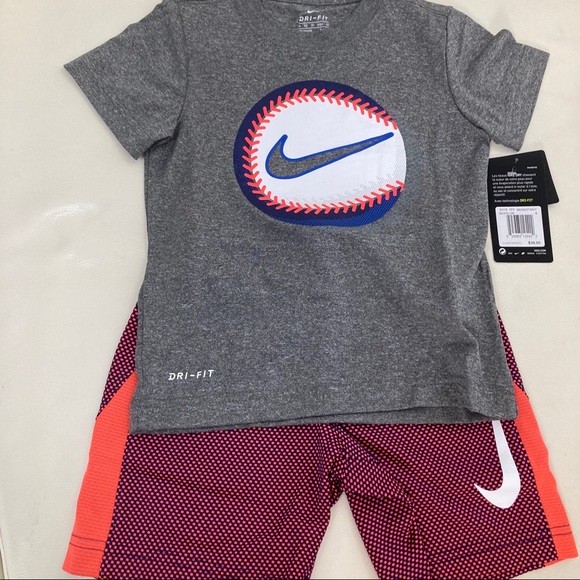 Nike boy active shorts top outfit 5123 - Picture 8 of 11